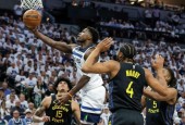 nba森林狼主场胜勇士扳平系列赛大比分 库里伤停勇士惨败24分
