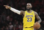 NBA常规赛希罗单节7记三分 詹姆斯29+8 浓眉14中3 热火41分大胜湖人