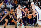 NBA太阳112-125不敌雷霆无缘附加赛 杰伦威33分布克20分14助
